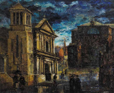 Sample artwork by Fergus O'Ryan (1911 - 1989), known for inscribed verso and signed artwork - View similar artists and auction records