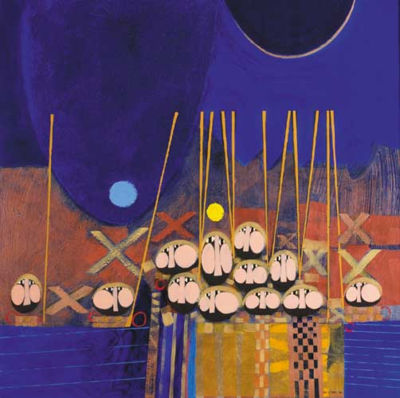 Sample artwork by Brian Ferran (Born 1940), known for painting - View similar artists and auction records