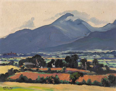 SLIEVE DONARD, COUNTY DOWN by Anne Primrose Jury - Auction record, sale price, and art valuation. Compare with similar artists and explore comparable artworks.