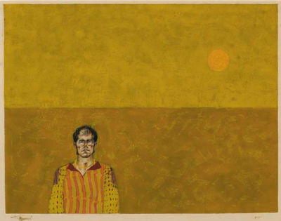 Portrait of Pat Harris: Self-portrait