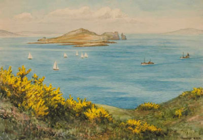 IRELAND'S EYE FROM HOWTH, COUNTY DUBLIN