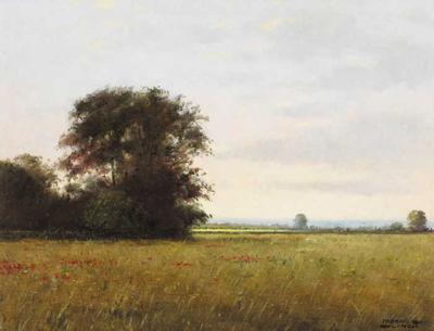 POPPIES IN THE MARSH FIELD by Padraig Lynch - Auction record, sale price, and art valuation. Compare with similar artists and explore comparable artworks.