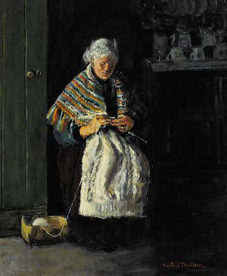 Sample artwork by Rowland Davidson (Born 1942), known for painting - View similar artists and auction records