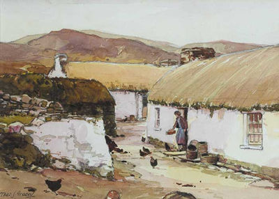DONEGAL COTTAGES by Theodore James Gracey - Auction record, sale price, and art valuation. Compare with similar artists and explore comparable artworks.
