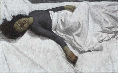SLEEPING GIRL by Colin Watson - Auction record, sale price, and art valuation. Compare with similar artists and explore comparable artworks.