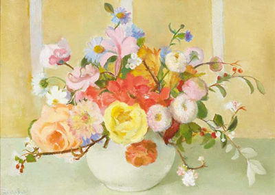 SUMMER BLOSSOM by Moyra Aloysius Barry - Auction record, sale price, and art valuation. Compare with similar artists and explore comparable artworks.