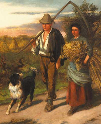 A GOLDEN HARVEST, 1903 by Gregor Grey - Auction record, sale price, and art valuation. Compare with similar artists and explore comparable artworks.