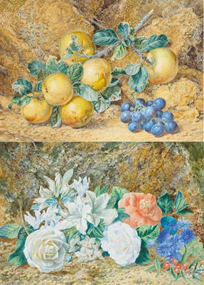 Sample artwork by Thomas Frederick Collier (1823 - 1885), known for still life and landscape painting - View similar artists and auction records