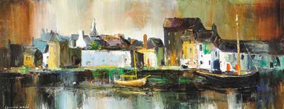 Sample artwork by Kenneth Webb (Born 1927), known for landscape, street scene, portrait, marine and floral painting - View similar artists and auction records