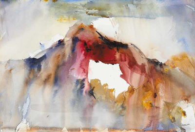 Sample artwork by Anthony Malin (- 2005), known for abstract ainting - View similar artists and auction records