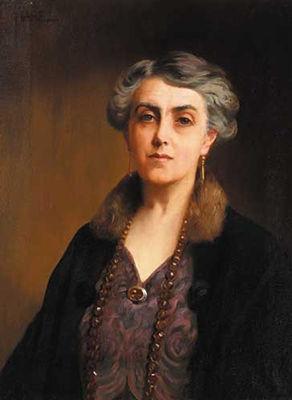 PORTRAIT OF A LADY WITH AMBER BEADS