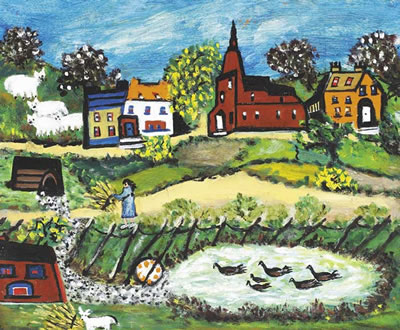PASTORAL SCENE by Gretta Bowen - Auction record, sale price, and art valuation. Compare with similar artists and explore comparable artworks.