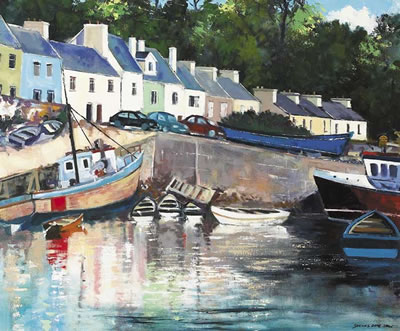 THE HARBOUR, ROUNDSTONE, CONNEMARA, COUNTY GALWAY