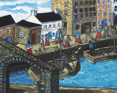 SORTING THE FISH, SPANISH ARCH