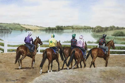 GAZING OVER WHITE LAKE, 2009 by John A Blakey - Auction record, sale price, and art valuation. Compare with similar artists and explore comparable artworks.