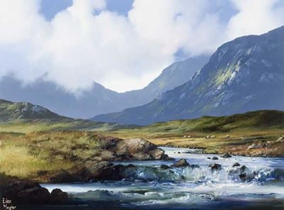 CONNEMARA MOUNTAIN STREAM, 2008