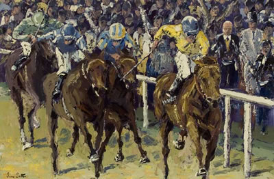 MICK KINANE ON "SEA THE STARS" WINNING THE EPSOM DERBY FROM "FAME AND GLORY", 2009