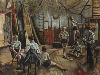 BACKSTAGE by Kitty Wilmer O'Brien - Auction record, sale price, and art valuation. Compare with similar artists and explore comparable artworks.