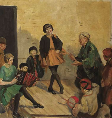 CEILIDH AT DUNBOYNE by Eva Henrietta Hamilton - Auction record, sale price, and art valuation. Compare with similar artists and explore comparable artworks.