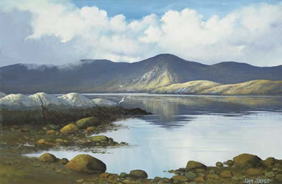 CONNEMARA LAKE by Liam Jones - Auction record, sale price, and art valuation. Compare with similar artists and explore comparable artworks.