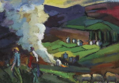 BONFIRE ON THE FEATHERBED MOUNTAIN