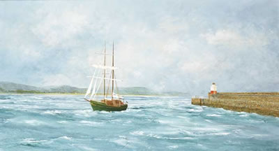 THE ASGARD II, WICKLOW HARBOUR