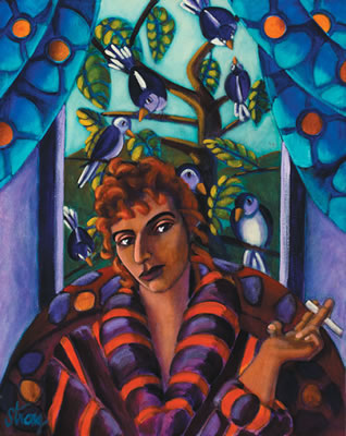 Portrait of Rachel Strong: Self-portrait