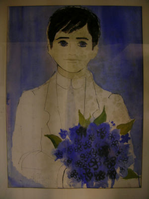 Sample artwork by Joni Johnson (1934 - 1988), known for children and female figure - View similar artists and auction records