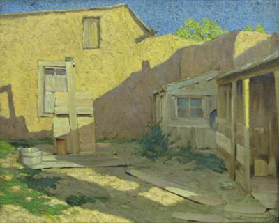 The Backyard by Wood Woolsey - Auction record, sale price, and art valuation. Compare with similar artists and explore comparable artworks.