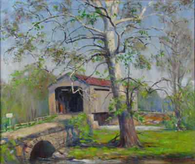 Sample artwork by Homer Gordon Davisson (1866 - 1957), known for landscape painting, prints - View similar artists and auction records