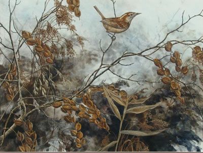Wren in a Tree by Jean Vietor - Auction record, sale price, and art valuation. Compare with similar artists and explore comparable artworks.