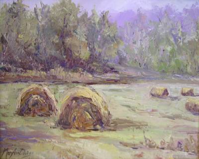 Hay Bales in Belmont, Indiana