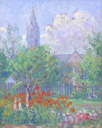 The Flower Garden Beside the Church