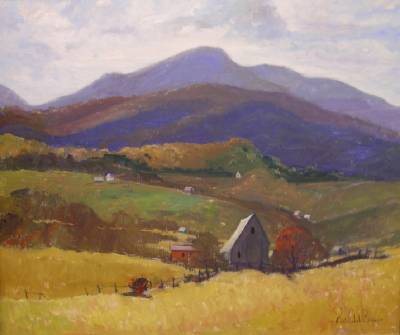 Blue Ridge Mountains by Francis Clark Brown - Auction record, sale price, and art valuation. Compare with similar artists and explore comparable artworks.