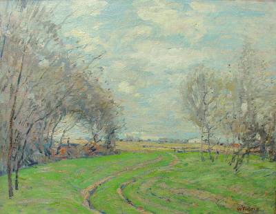 Landscape with Farm Buiildings