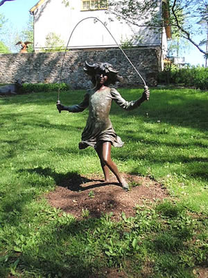 Girl Skipping Rope