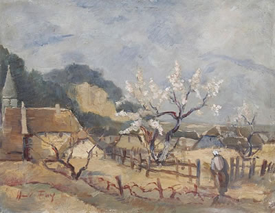 Blühende Bäume bei Gimmeldingen in der Pfalz by Hanns Fay - Auction record, sale price, and art valuation. Compare with similar artists and explore comparable artworks.