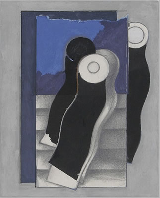 Ohne Titel (Blaue Jalousie)