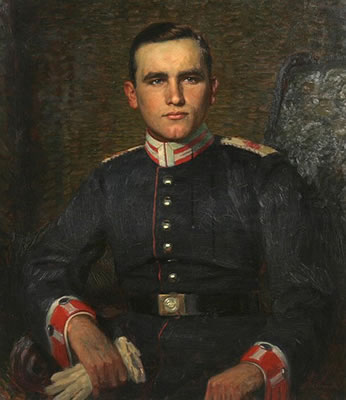 Bildnis Adolf Firnrohr (Bruder des Künstlers) in Uniform