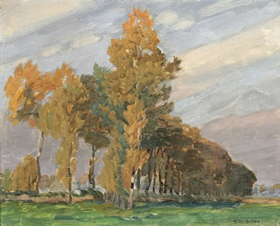 Pappeln in der Ebene by Gustav Hofmann-Grotzingen - Auction record, sale price, and art valuation. Compare with similar artists and explore comparable artworks.