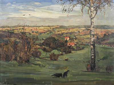 Odenwaldlandschaft mit Bauernhäusern by Arthur Grimm - Auction record, sale price, and art valuation. Compare with similar artists and explore comparable artworks.