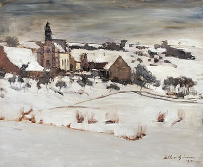 Sample artwork by Arthur Grimm (1883 - 1948), known for flower and landscape paintings - View similar artists and auction records