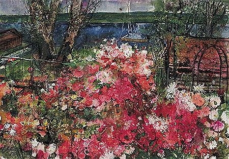 Blumen am See (Fraueninsel).