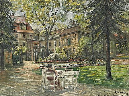 Garten im Kurpfälzer Museum Heidelberg