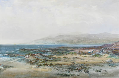In the mouth of the River Duddon, Furness, Westmorland