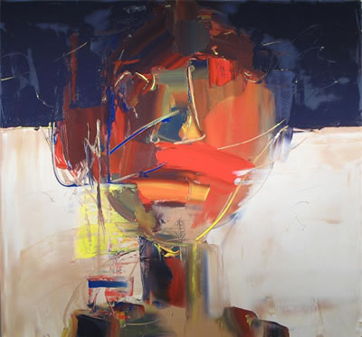 Sample artwork by Colin Park (Born 1948), known for abstract palette knife painting, pencil drawing of faces, printmaking, photography - View similar artists and auction records