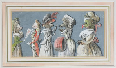 Caricatures of Birds and Animals