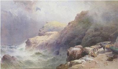 Sample artwork by William Cook (fl. 1870-1890), known for land-and seascape painting - View similar artists and auction records