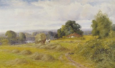 Loading the haycart