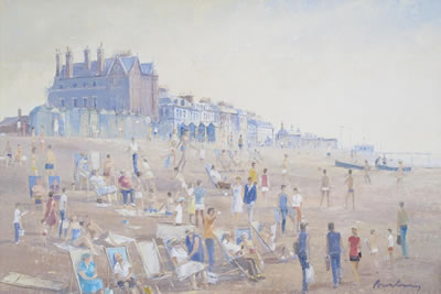 Beach scene - Deal, Kent